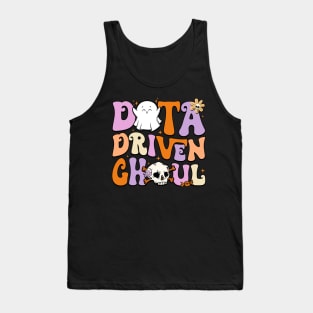 Ghosts Halloween ABA Behavior Therapy Data Driven Ghoul Tank Top